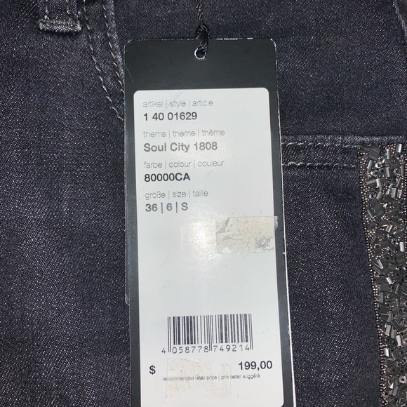 Olsen Europe Mona Slim Soul City 1808 Denim Pants - Picture 6 of 9